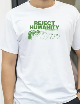 Reject Humanity Funny Graphic T-shirt Humor Fashion Design Men Women T Shirts Animorphs Evolution Loose Short Sleeve tees - Aliexpress - FashionsVida