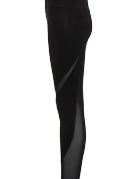 Mesh Tech Panel Womens Full-Length Leggings - - Size: M - TriDri - FashionsVida