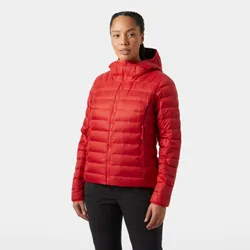 Women's Verglas Hooded Down Jacket 2.0 Red L - Alert Red - Female