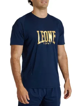 T-shirt à Manches Courtes Big Logo Dna Blue M - Leone1947 - FashionsVida