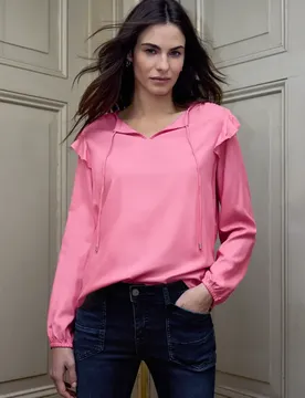 Street One Tunika mit Volants female Pink