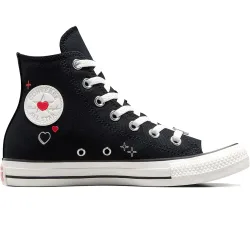 Chuck taylor all star zapatilla moda mujer Negro (35)