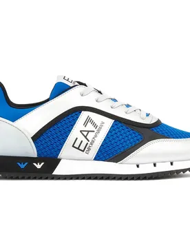 Ea7 Emporio Armani Baskets Black&white Laces Silver / Turkish Sea / Black EU 36 Homme