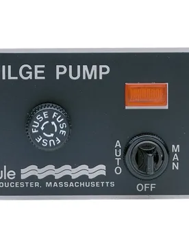 Deluxe 3 Way Panel Switch Black 12V unisex - Rule Pumps - FashionsVida