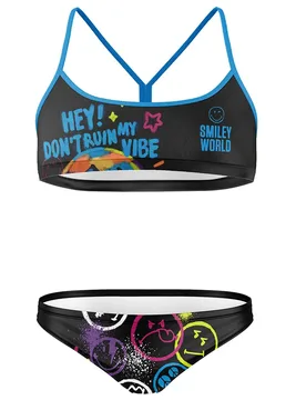 Smiley World Festival Bikini Multicolour M Women - OTSO - FashionsVida