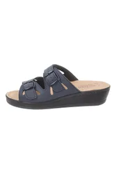 Ciabatte blu con sottopiede in vera pelle antiscivolo 90160008CE 38