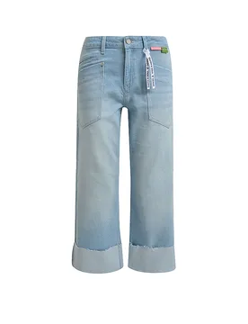Jeans Jambe Large 7/8 bleu 30 - Smith&soul - FashionsVida