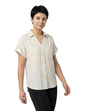 Chemise à Manches Courtes Thilde Silver Lining / Snow White XL