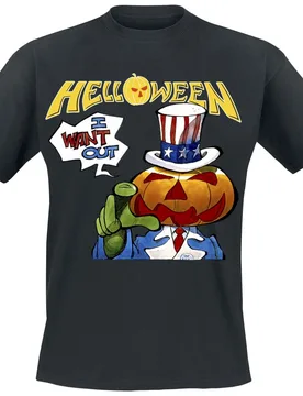 T-Shirt - I Want Out - S bis 4XL - für Männer - Größe XXL - schwarz - EMP exklusives Merchandise! - Männer - male - Helloween - FashionsVida