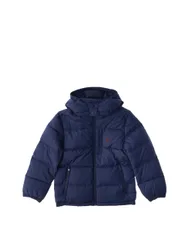 Piumino con cappuccio POLO BOYS BLU NAVY M