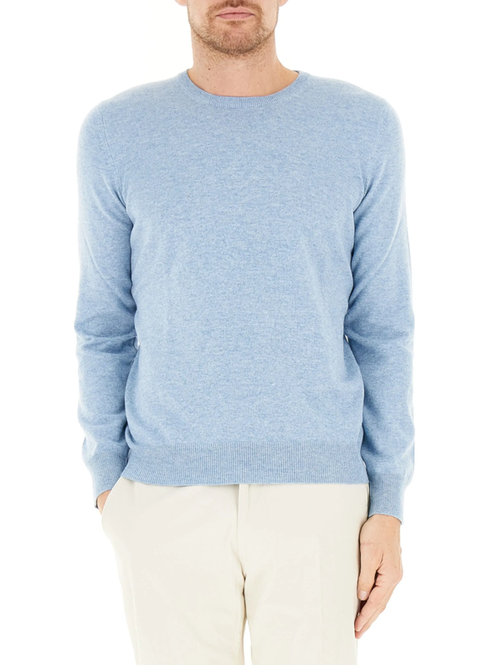 Maglione girocollo AZZURRO 56 - Gran Sasso - FashionsVida