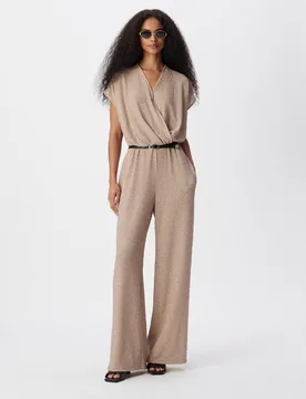 Mono de mujer con diseño de espiga y lurex - IKKS - FashionsVida