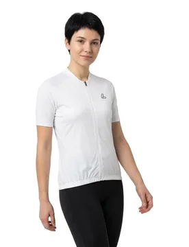 Maglia A Maniche Corte Skys Escape Full Zip Cream / White - Loeffler - FashionsVida