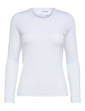 SELECTED Camiseta 'DIANNA' blanco