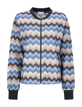 RH RV Zickzack-Muster D Jacke B female - 44 - FashionsVida