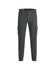 Pantalon cargo JJIPAUL JJFLAKE gris 32/L34