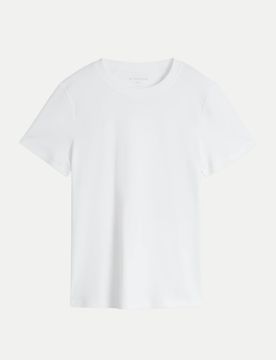 T-Shirt Basic Weiß 3XL