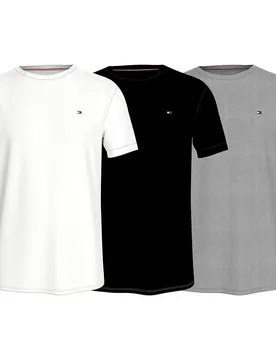 T-shirt à Manches Courtes Um0um03379 3 Unités Reconditionné White / White L