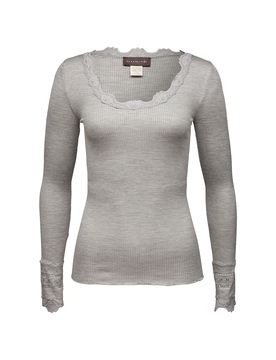 Rosemunde Camiseta gris claro