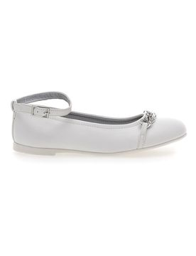 Ballerine Bianche da Cerimonia Girl 120714 33