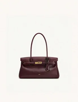 Bolso para mujer] JW Nuevo Bolso de hombro Bolso de mano para mujer de moda minimalista Bolso de mano de cuero suave vintage 2026 Nuevo Bolso de hombr - Shein - FashionsVida