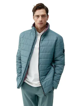Veste Thames Grey Green / Beet Plant M