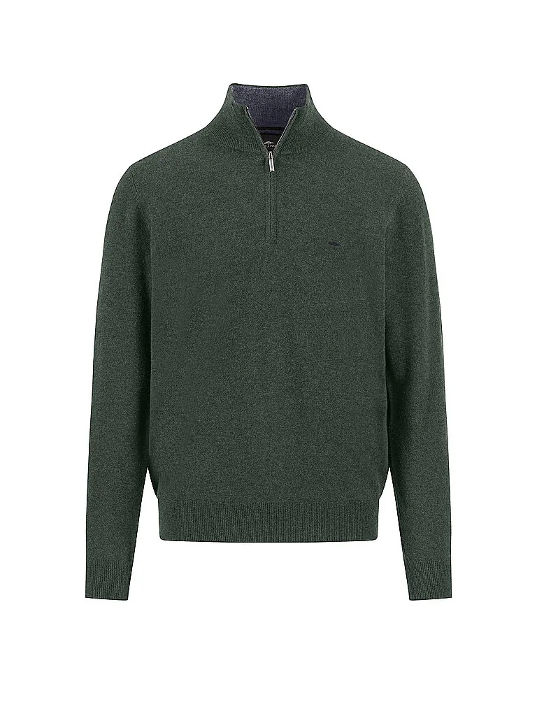 Pull Troyer vert foncé 4XL - Fynch-Hatton - FashionsVida