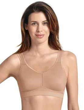 Womens 5300x Care Vivana Active Post Mastectomy Sports Bra Bilateral - Beige - Size 34c - Anita - FashionsVida