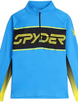 Sweat à Demi-zip Paramount Aether Blue L - Spyder - FashionsVida