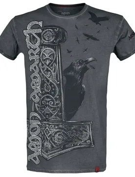 T-Shirt - EMP Signature Collection - S bis 5XL - für Männer - Größe 4XL - dunkelgrau - EMP exklusives Merchandise! - Männer - male - Amon Amarth - FashionsVida