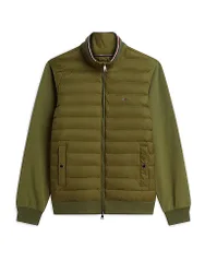 Sudadera con cremallera oliva XXL