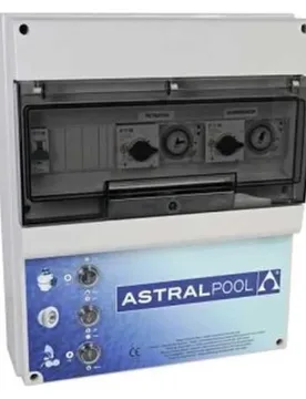 Type D + Type D Control Box Overload Protection For 2 Pumps And Control For 1 Underwater Light White / Black One Size unisex - Astralpool - FashionsVida