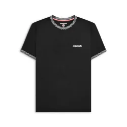 Mens Black Two Tone Ringer T-Shirt - Male - Black - XX-Large