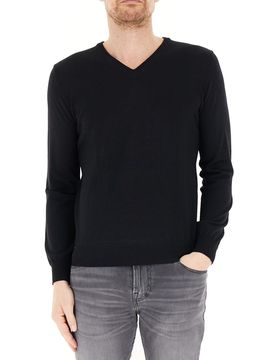 Maglione lana merino extrafine NERO L
