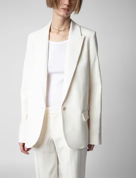 Zadig & Voltaire - Americana Voyage de mujer de mangas largas Liso - Zadig & Voltaire - FashionsVida