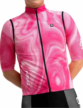 Sc v1 batalla chaleco ciclismo cortavientos Rosa (M) - Siroko - FashionsVida