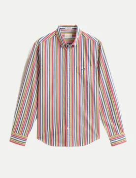 Popeline-Hemd Gestreift Mehrfarbig L - Gant - FashionsVida