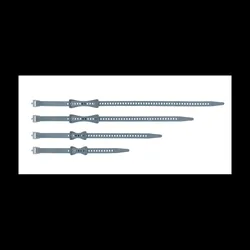 Stretch-Loc 4 Pack Grau