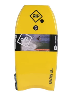 Bodyboard Eps Reactor 44 Str+coil Leash Pu Yellow / Orange 111.8 cm unisex - Rip - FashionsVida