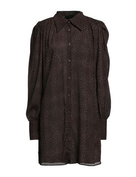 Mini-Kleid Damen Dunkelbraun L,M,S,XS Damen
