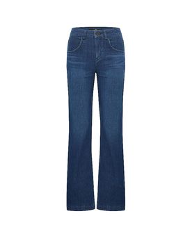 Jeans corte bootcut azul oscuro 38