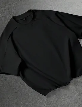 Camiseta de manga corta minimalista de unicolor para hombre, para uso al aire libre y negocios en verano, vacaciones - Shein - FashionsVida