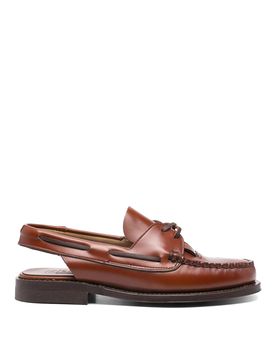 Mocassini con slingback in pelle Saler
