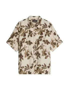XXXL Woven Shirts Shortsleeve male