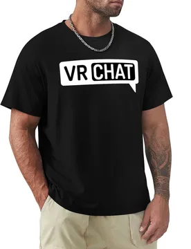 Vr chat best game T-Shirt blacks anime Short sleeve tee Man t-shirt tee shirts for men - Aliexpress - FashionsVida
