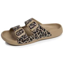Mules claquettes ajustable Léopard léopard beige 37