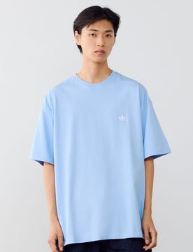 Tee Shirt Essentials Trefoil Loose bleu m