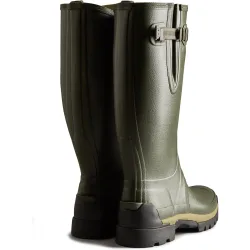 Botas de agua de hombre balmoral con tacos y hebilla ajustable