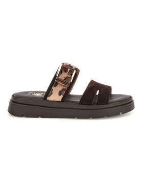 Sandali marroni con dettaglio animalier MK3853361 38