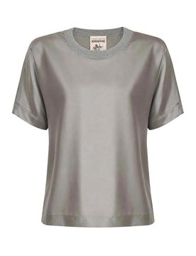 Semicouture T-Shirt Alba In Raso